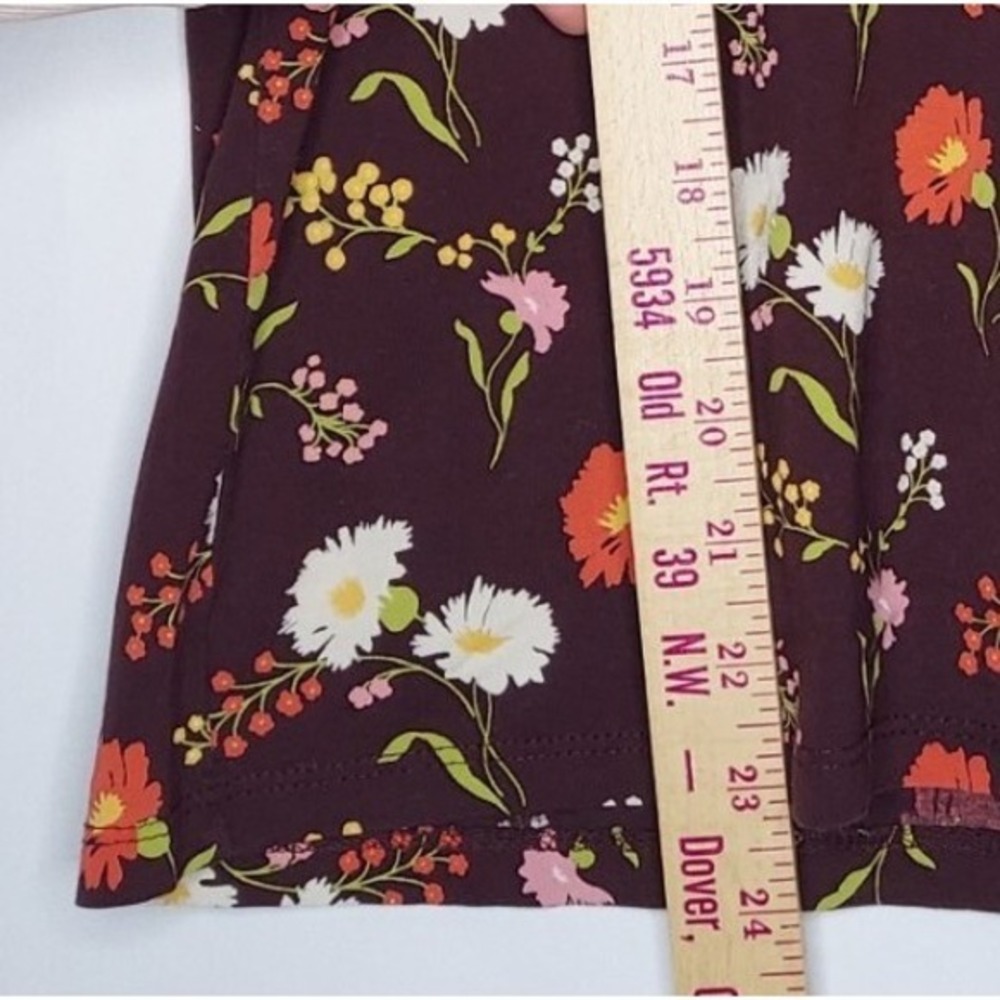 Levi's‎ Floral T-Shirt Women Small Cotton Floral Short Sleeve Pocket Crew - Picture 5 of 7